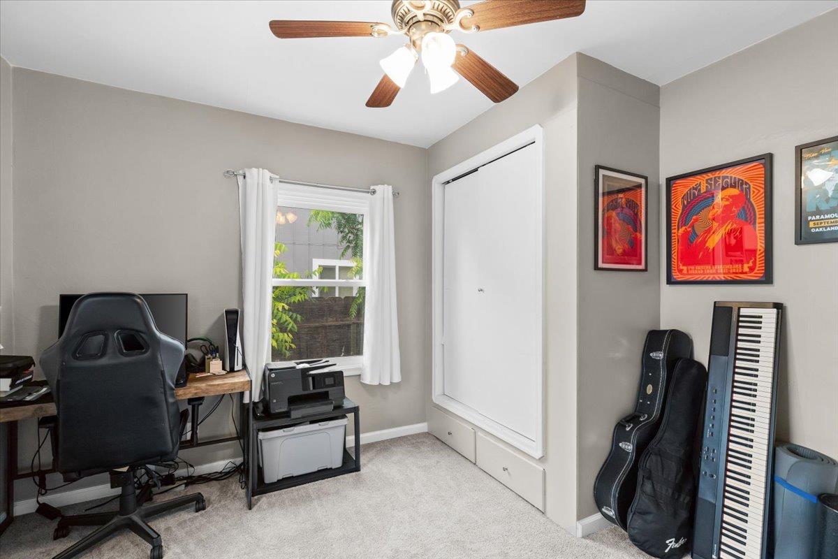 505 South Acacia Avenue Ripon, CA 95366 - Photo 24 of 38 a view of a workspace with furniture and a window
