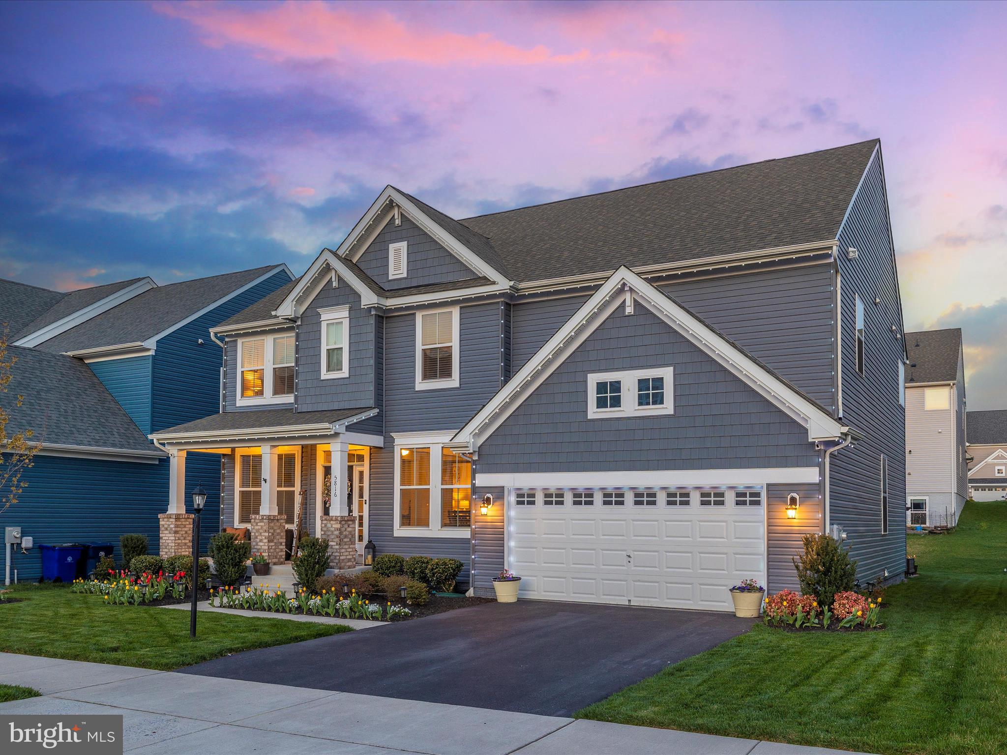 5816 Hawk Ridge Road Frederick, MD 21704 - Photo 62 of 97 a front view of a house with garden