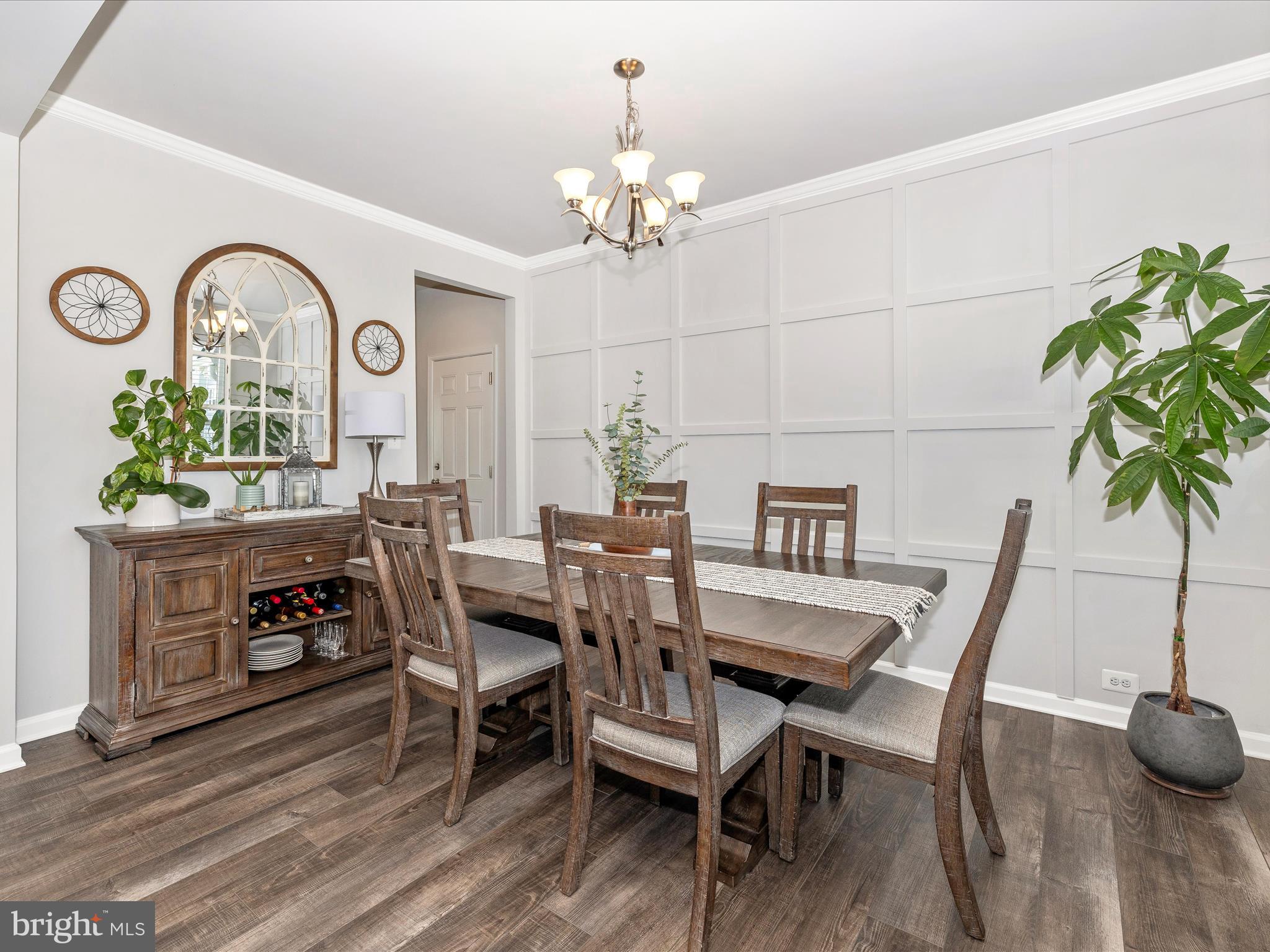 5816 Hawk Ridge Road Frederick, MD 21704 - Photo 8 of 97 a view of a dining room with furniture and chandelier