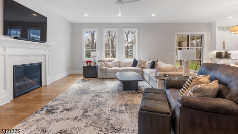 7 Woodcrest Road Florham Park, NJ 07932 - Photo 5 of 50 a living room with furniture and a fireplace