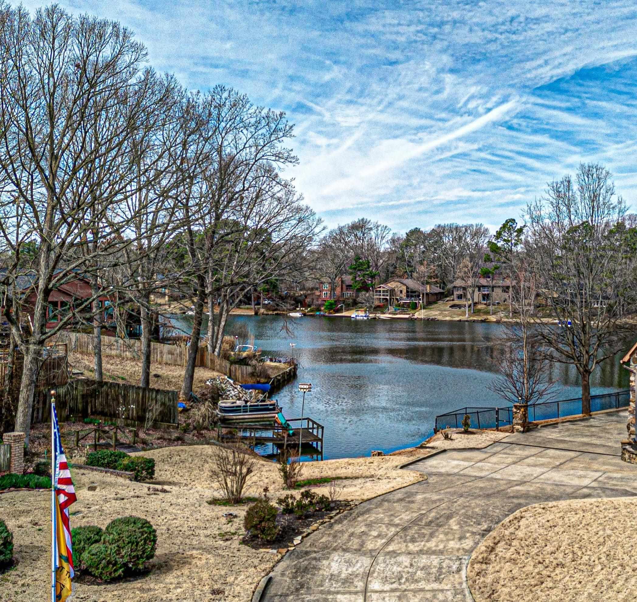 179 Ericson Road Memphis, TN 38018 - Photo 37 of 39 a view of a lake with boats and trees around