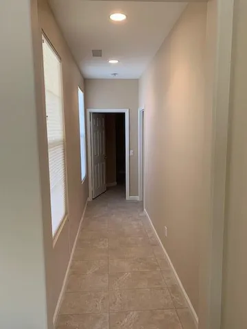 a view of a door of a house