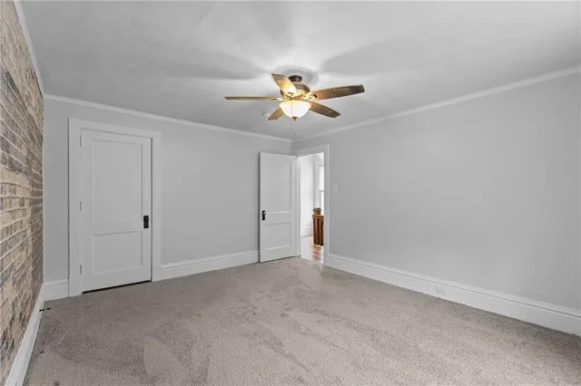 a view of an empty room