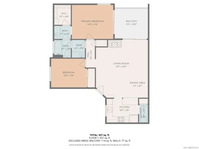 $549,900 | 3633 Avocado Village Court, Unit 140, La Mesa, CA 91941