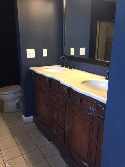 1020 Old Mail Rte Road King, NC 27021 - Photo 22 of 30 Master Bath has Jetted Tub, Italian Tile, Double Sink Vanity & Separate Shower