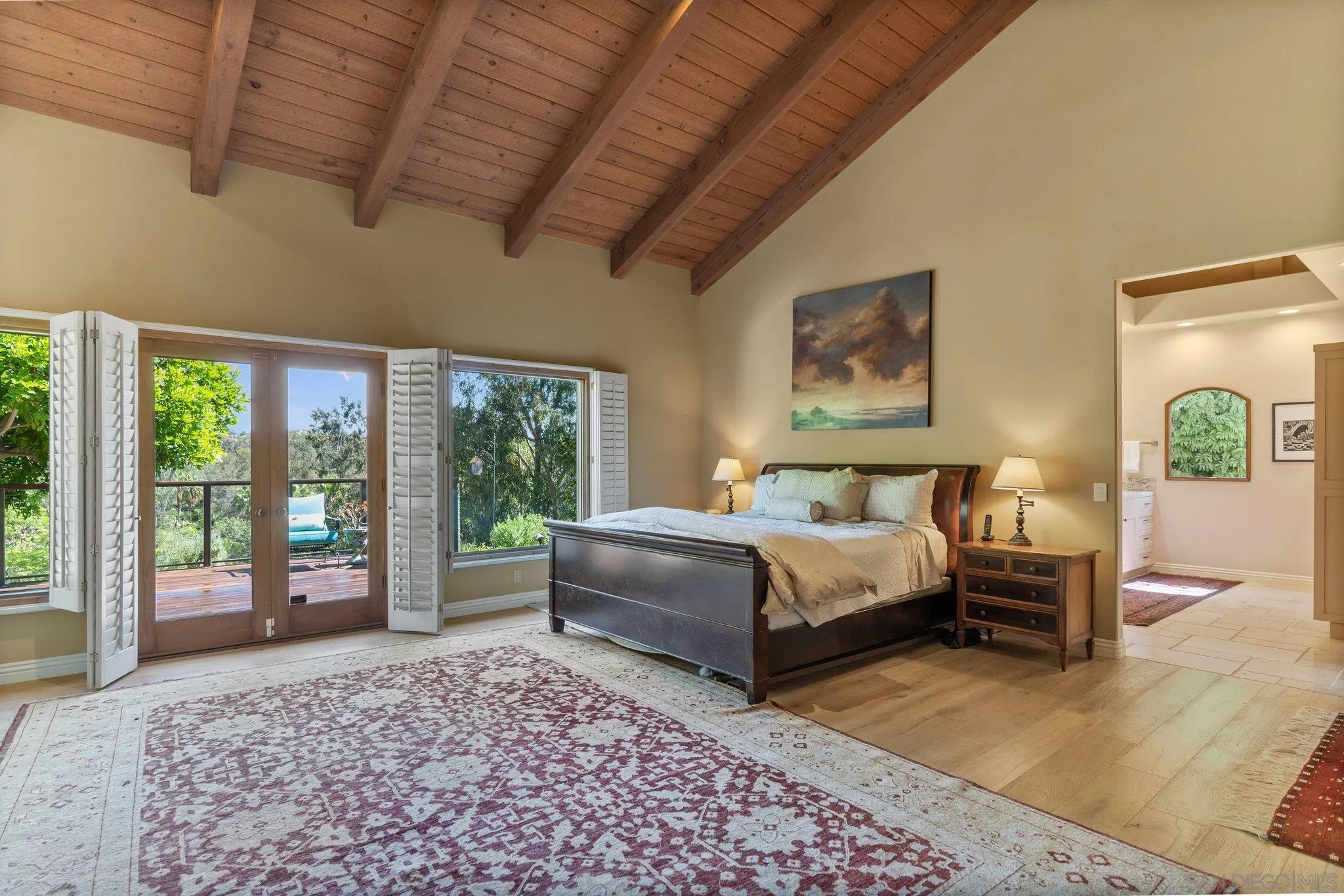 6286 Avenida Floresta Rancho Santa Fe, CA 92067 - Photo 18 of 69 a spacious bedroom with a large bed and a view of bedroom