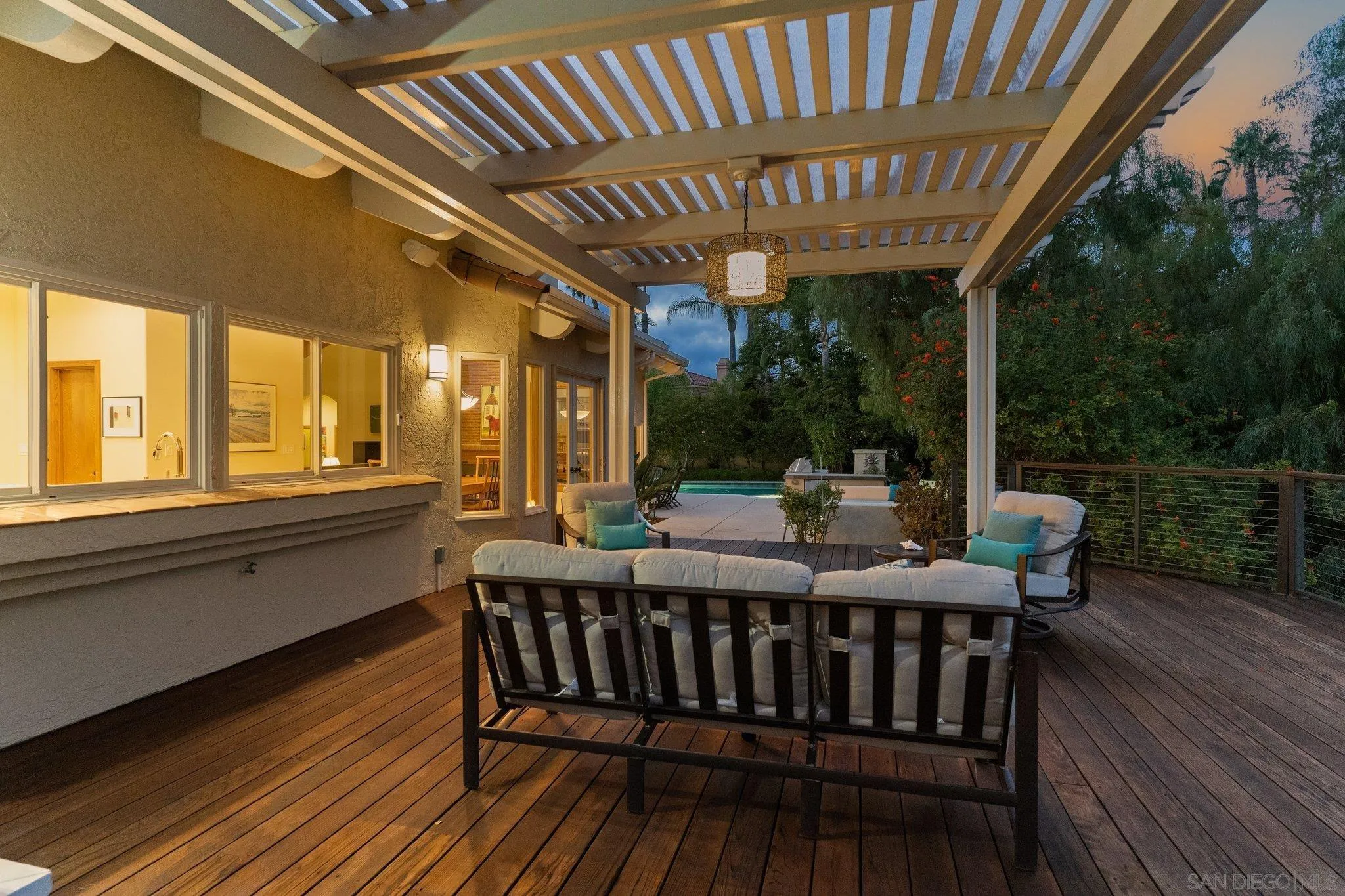 6286 Avenida Floresta Rancho Santa Fe, CA 92067 - Photo 59 of 69 a view of a dining room with furniture window and wooden floor