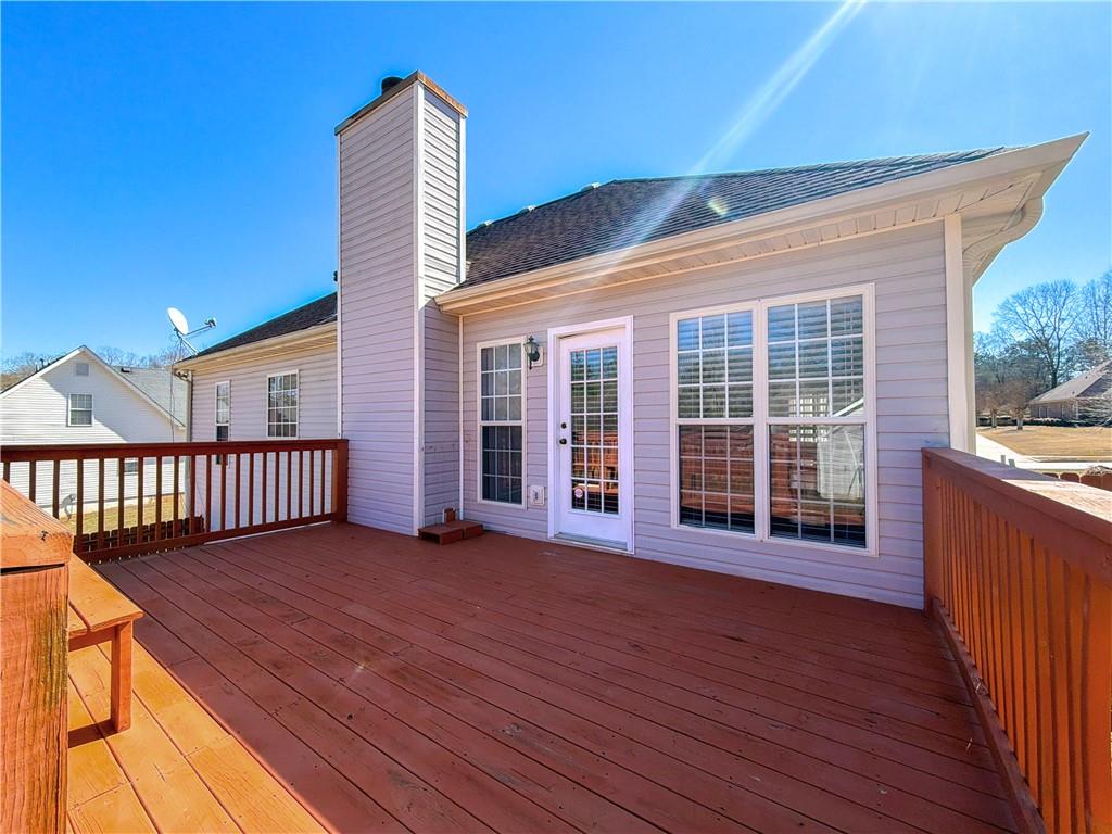 2950 Mandy Court Jonesboro, GA 30236 - Photo 38 of 40 a view of a house with wooden deck