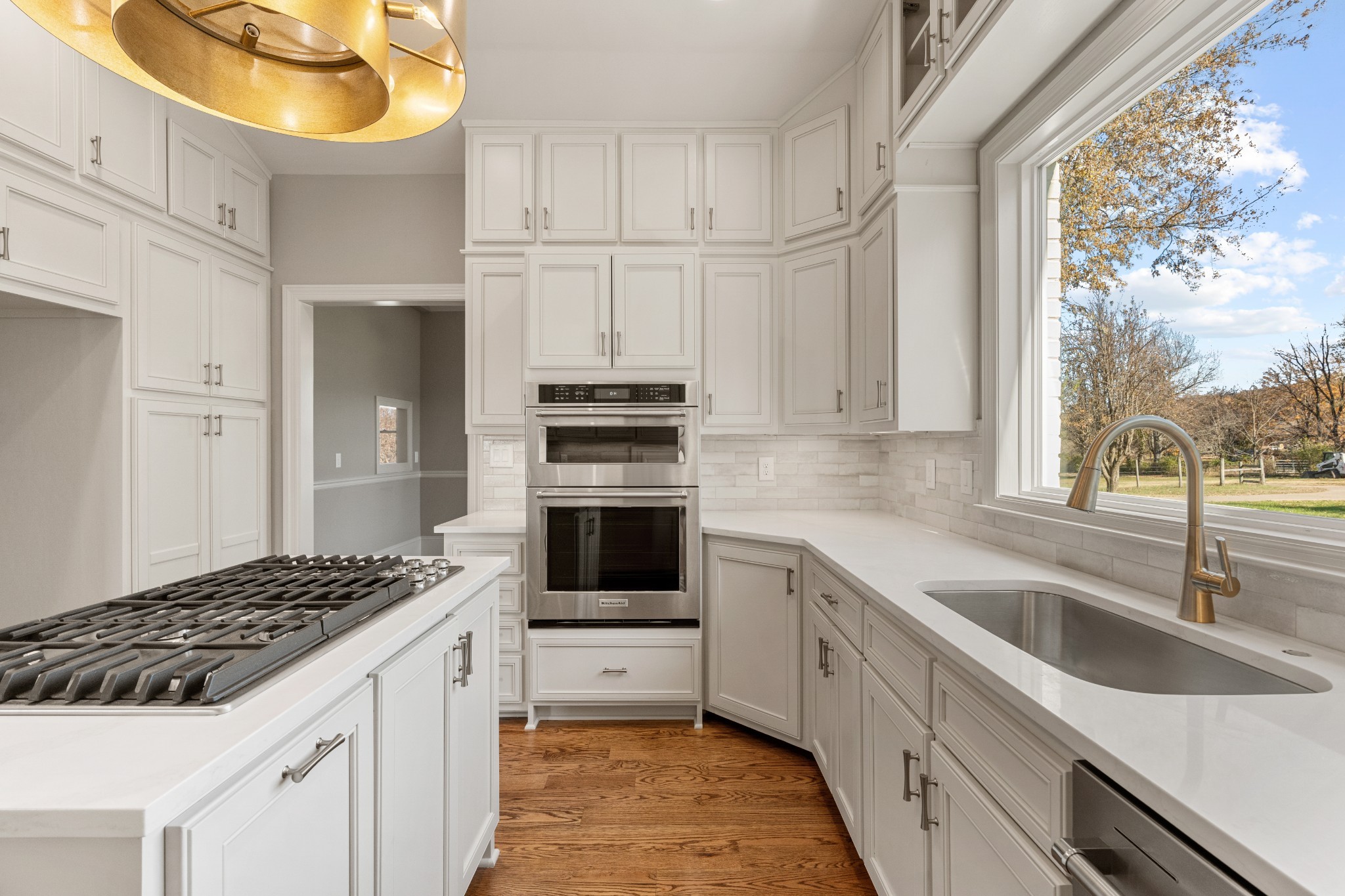 4818 Hickory Ridge Road Lebanon, TN 37087 - Photo 28 of 73 a kitchen with stainless steel appliances a stove a sink and a refrigerator