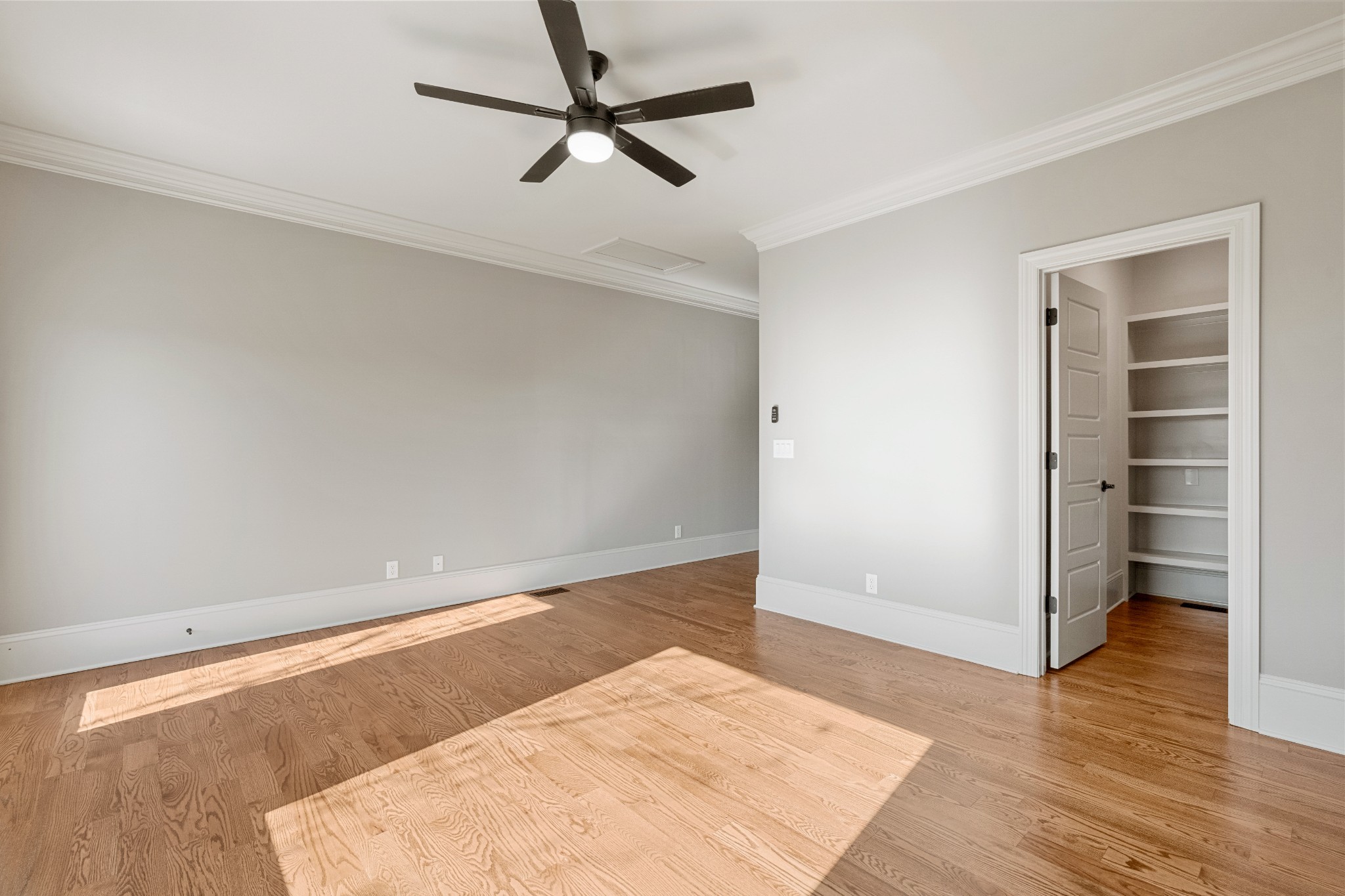 4818 Hickory Ridge Road Lebanon, TN 37087 - Photo 38 of 73 an empty room with wooden floor closet and windows