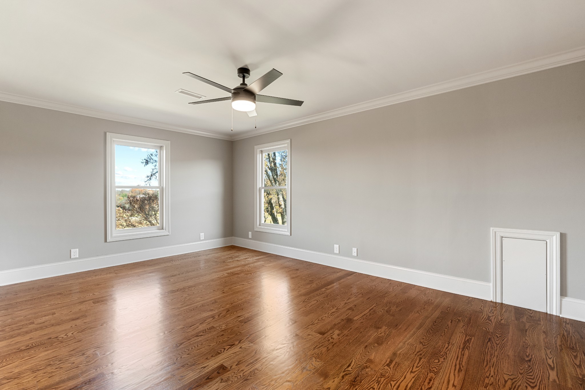 4818 Hickory Ridge Road Lebanon, TN 37087 - Photo 50 of 73 a view of an empty room with a window and wooden floor