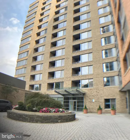 a front view of a building