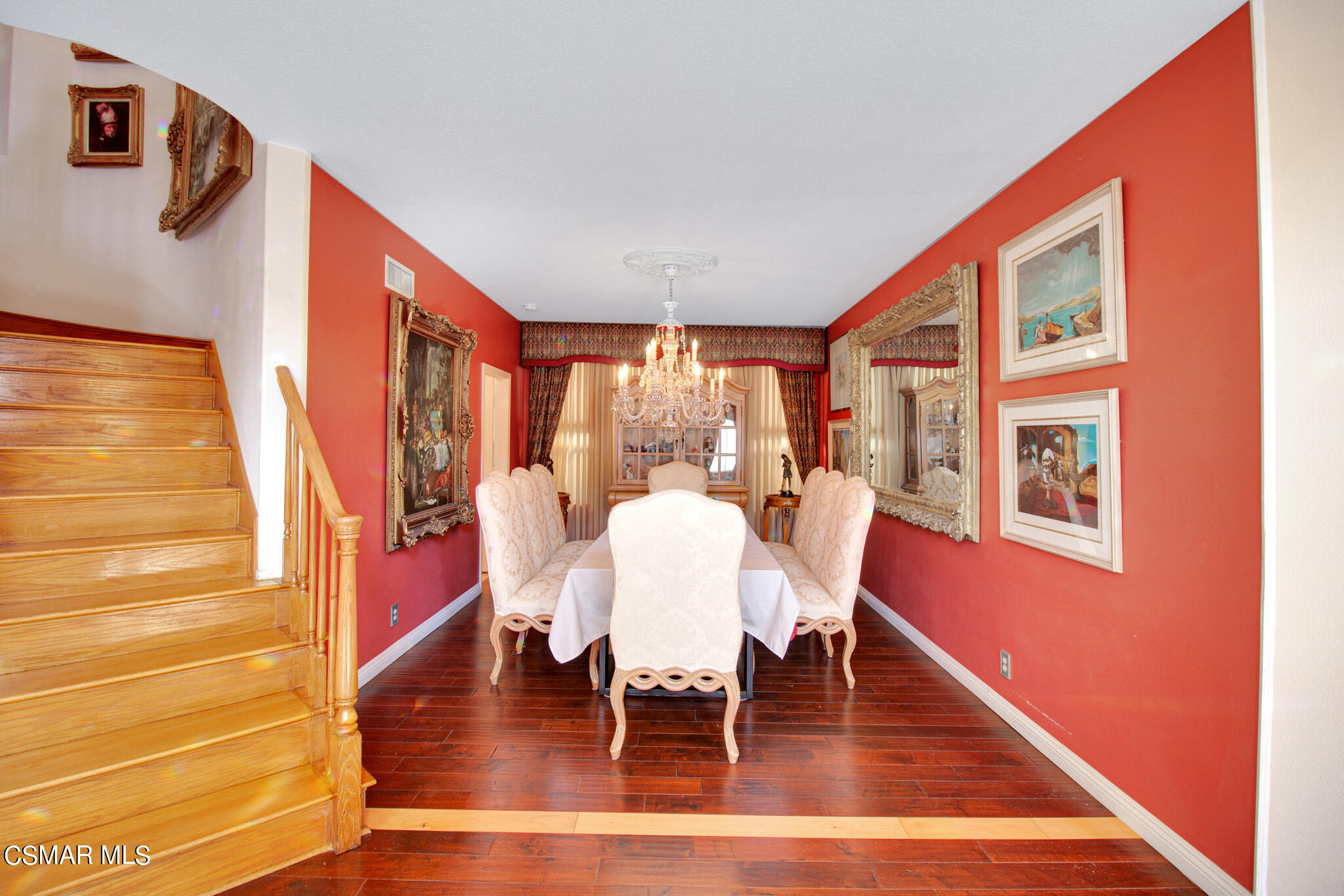 11603 Pinedale Road Moorpark, CA 93021 - Photo 26 of 54 a dining room with furniture and wooden floor