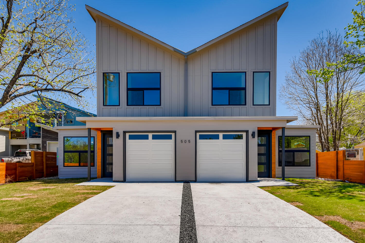 505 Kemp Street Austin, TX 78741 - Photo 1 of 34 A contemporary find with bold architecture, black-trim windows, warm wood accents, and a look that feels anything but ordinary.