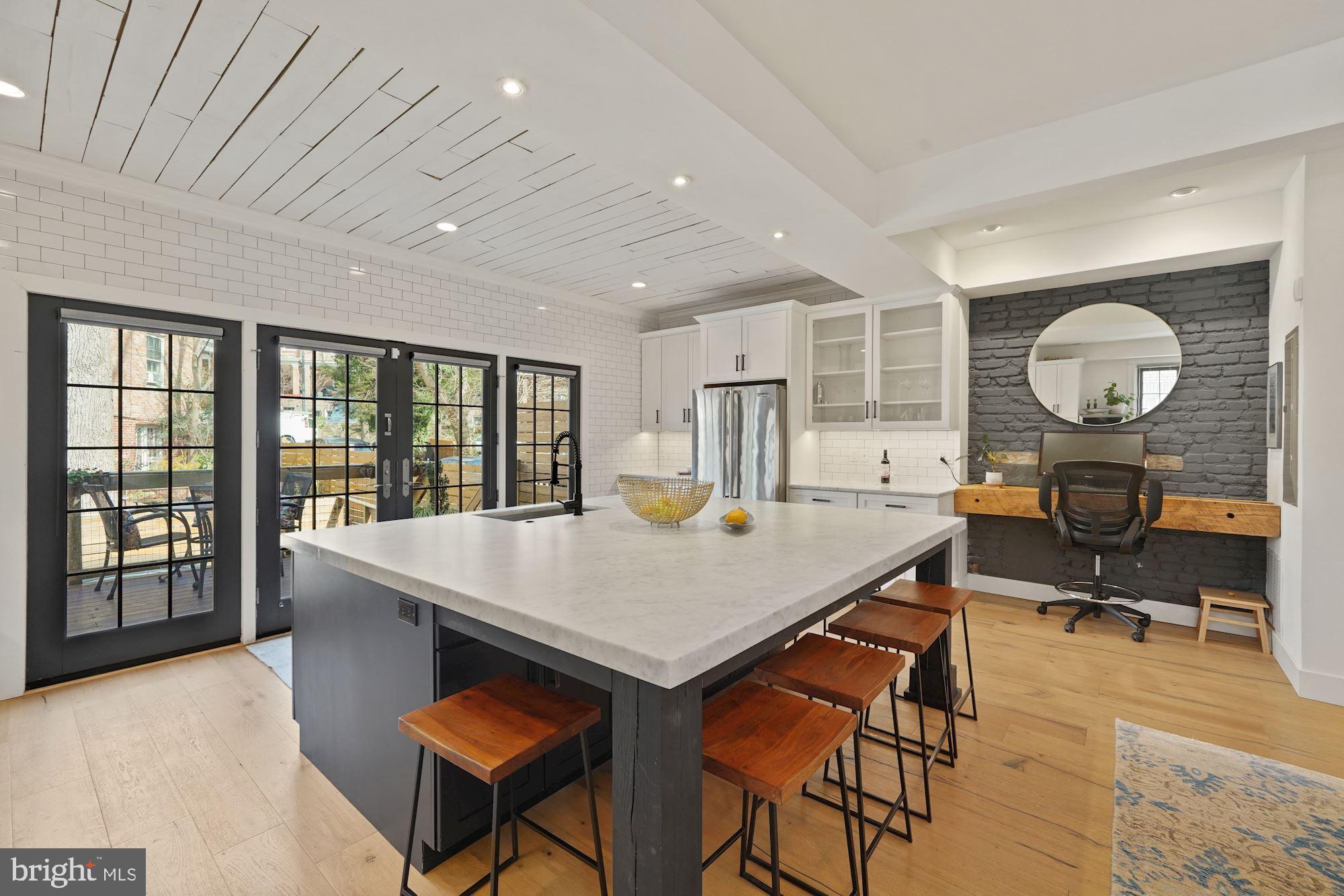 3213 Adams Mill Road Northwest Washington, DC 20010 - Photo 3 of 43 50 sq ft marble island with seating and storage