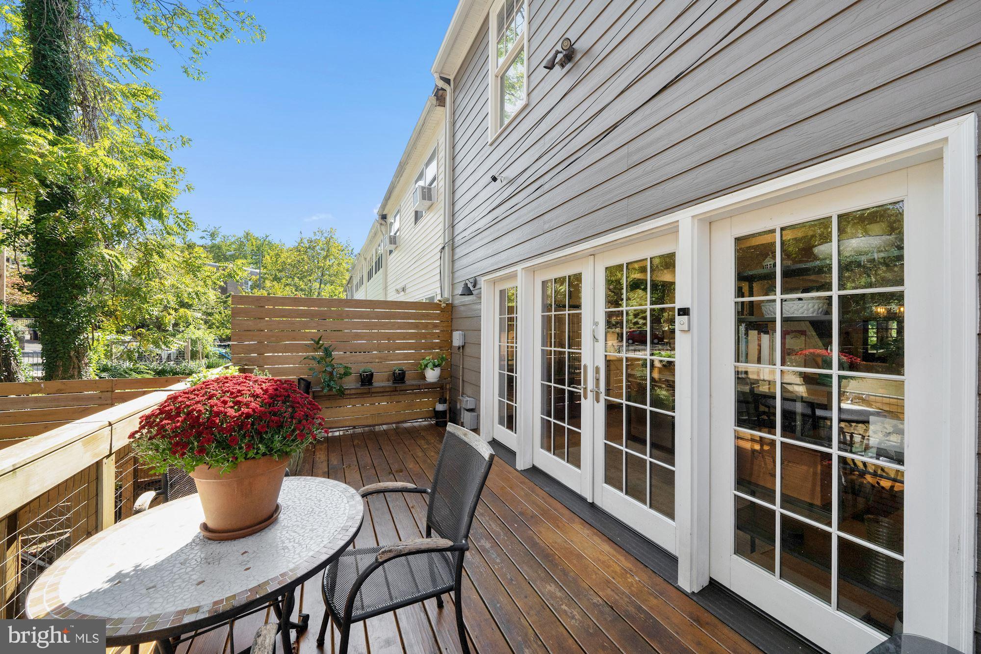 3213 Adams Mill Road Northwest Washington, DC 20010 - Photo 31 of 43 Back porch