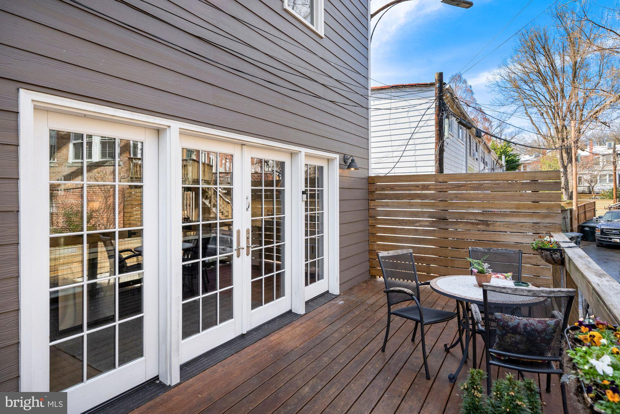 3213 Adams Mill Road Northwest Washington, DC 20010 - Photo 32 of 43 back porch