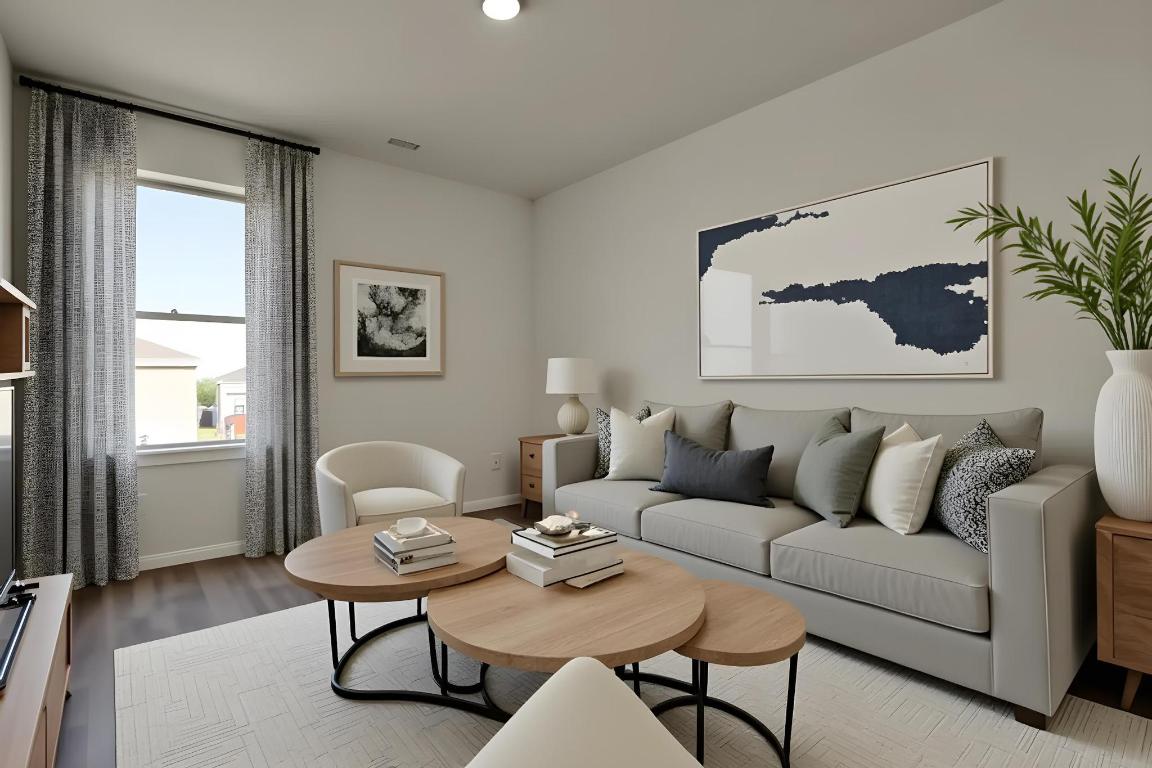 449 Stone Water Lane Jarrell, TX 76537 - Photo 16 of 21 a living room with furniture