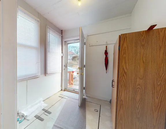 a view of closet area