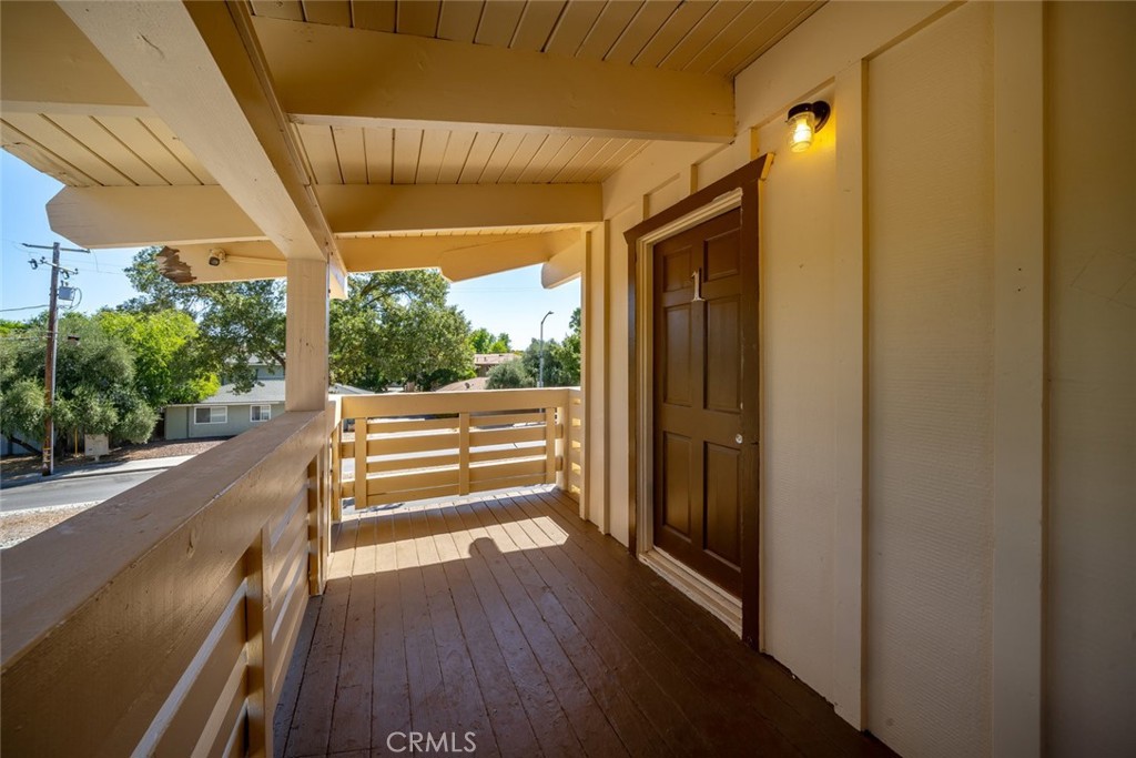 3505 Spring Street Paso Robles, CA 93446 - Photo 3 of 19 a view of a balcony with wooden floor