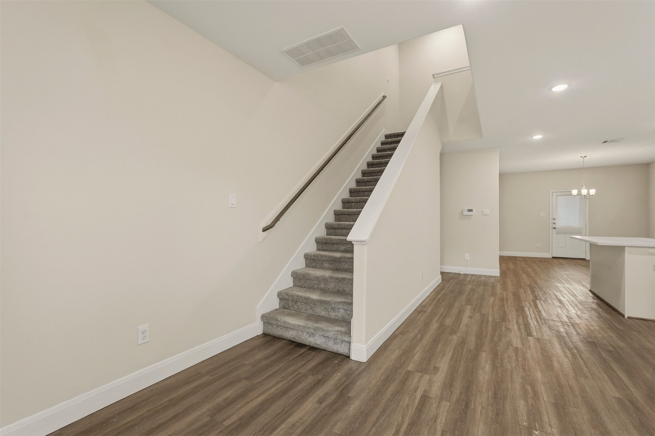 2218 Bringhurst Street, Unit B Houston, TX 77026 - Photo 7 of 25 a view of entryway with wooden floor