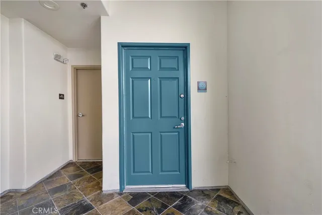 a view of kitchen with wooden floor