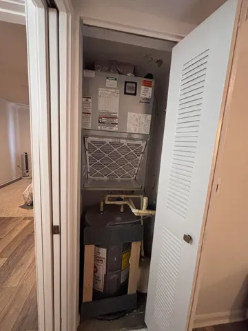 a view of storage and utility room