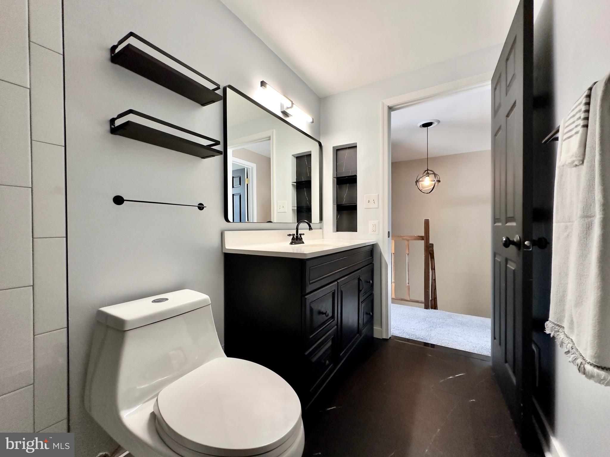 1351 St Francis Road Bel Air, MD 21014 - Photo 32 of 49 Large Vanity, Vinyl Tile Floor, Open Shelving