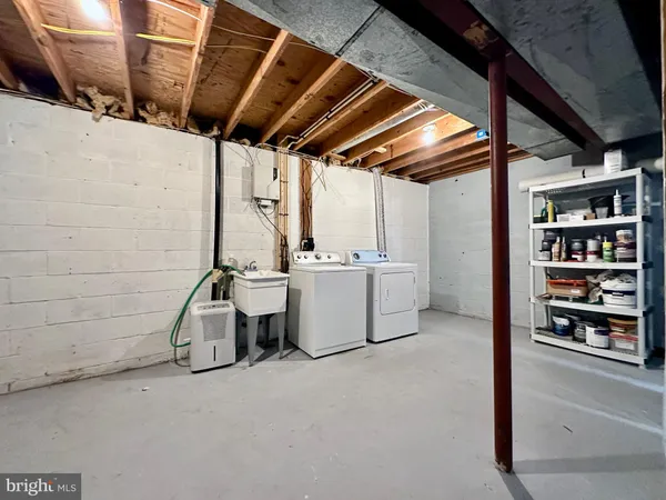 a view of a storage & utility room