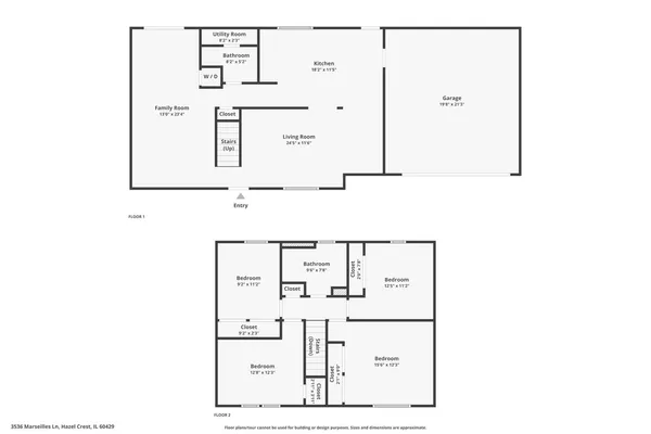 $289,000 | 3536 Marseilles Lane, Hazel Crest, IL 60429