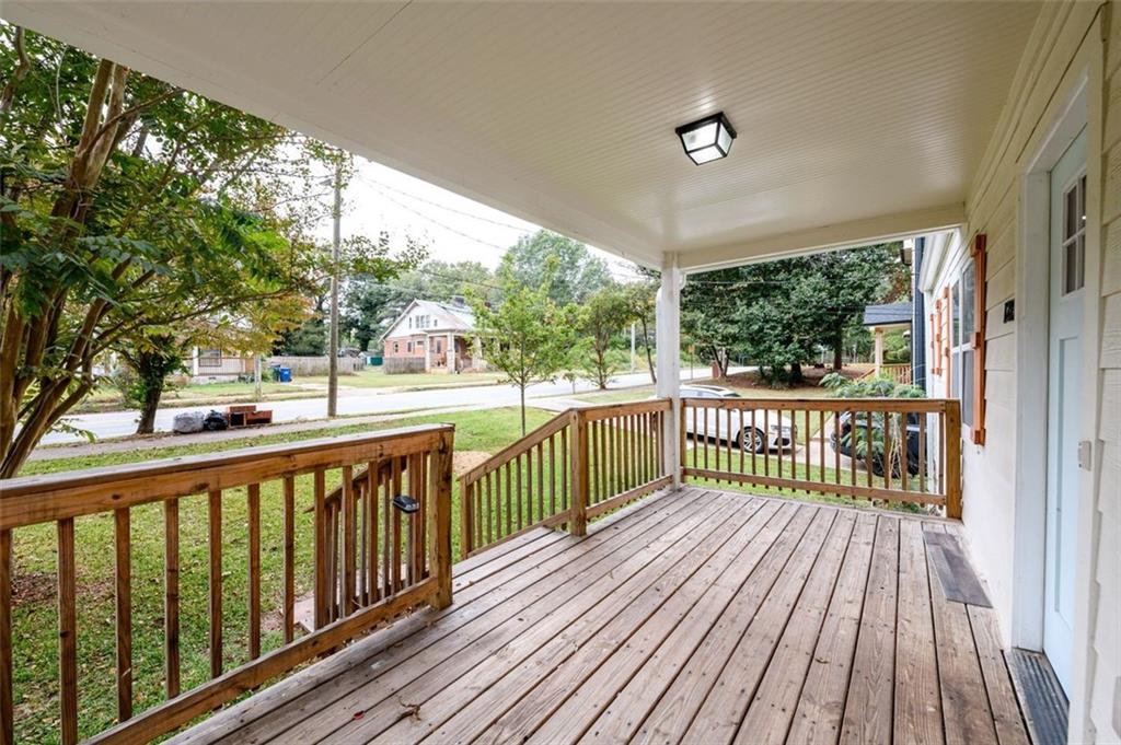 1285 Avon Avenue Southwest Atlanta, GA 30310 - Photo 4 of 28 a view of a balcony with wooden floor