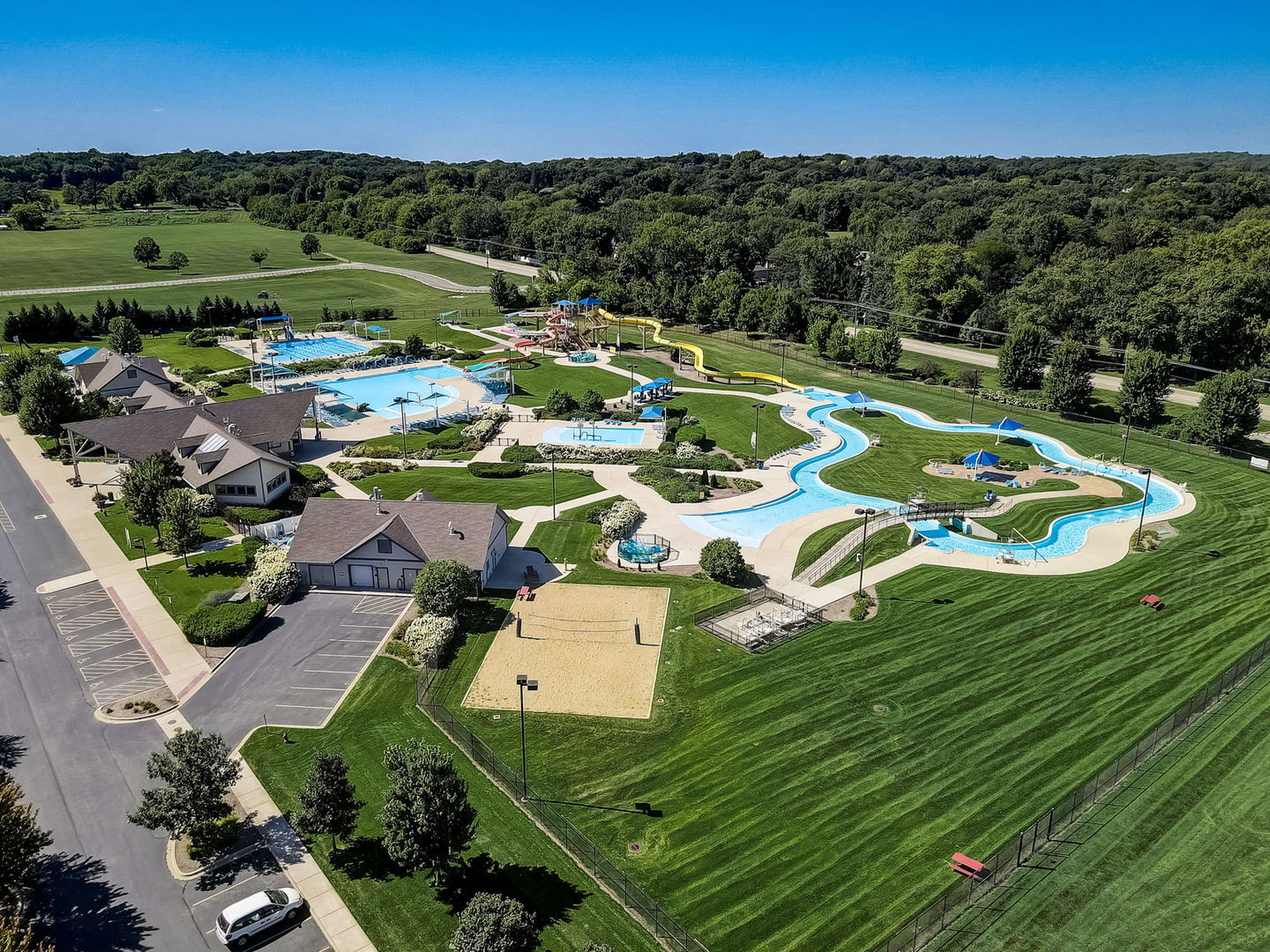 3462 Wild Prairie Lane Geneva, IL 60134 - Photo 55 of 59 an aerial view of a golf course with outdoor space