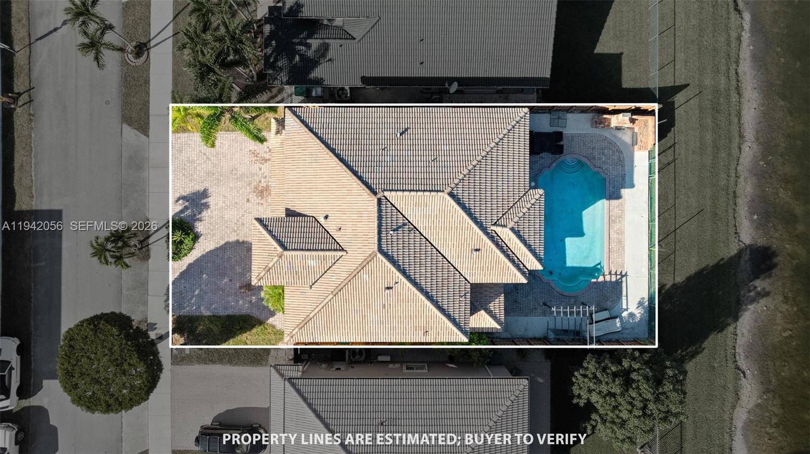 16301 Southwest 70th Street Miami, FL 33193 - Photo 47 of 56 an aerial view of houses with yard