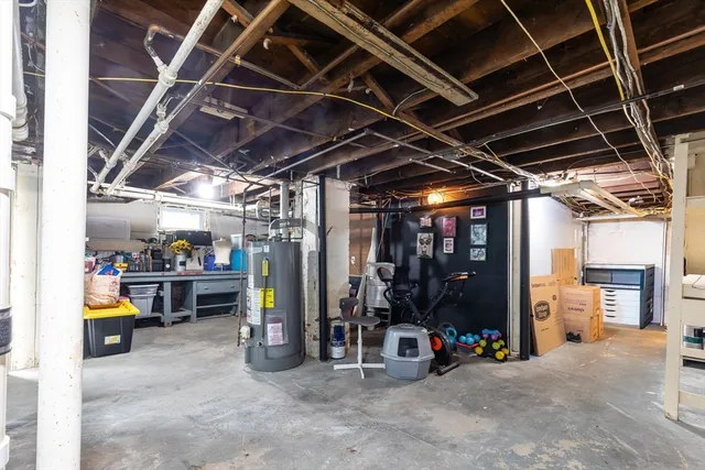 a view of storage and utility room