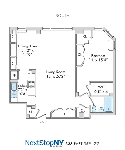 $690,000 | 333 East 55th Street, Unit 7G | Sutton Place