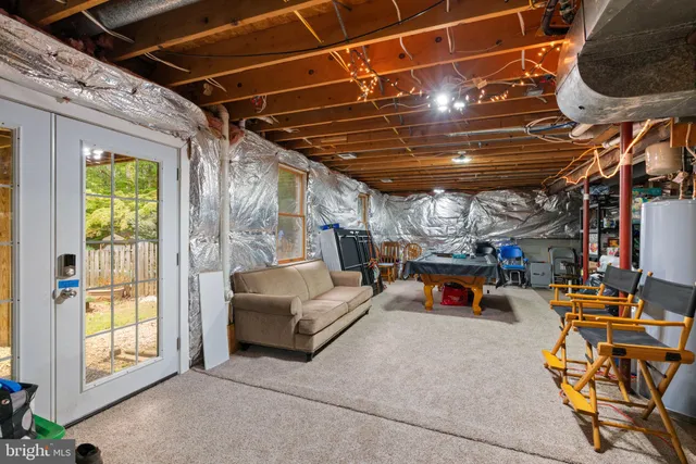 a view of storage and utility room