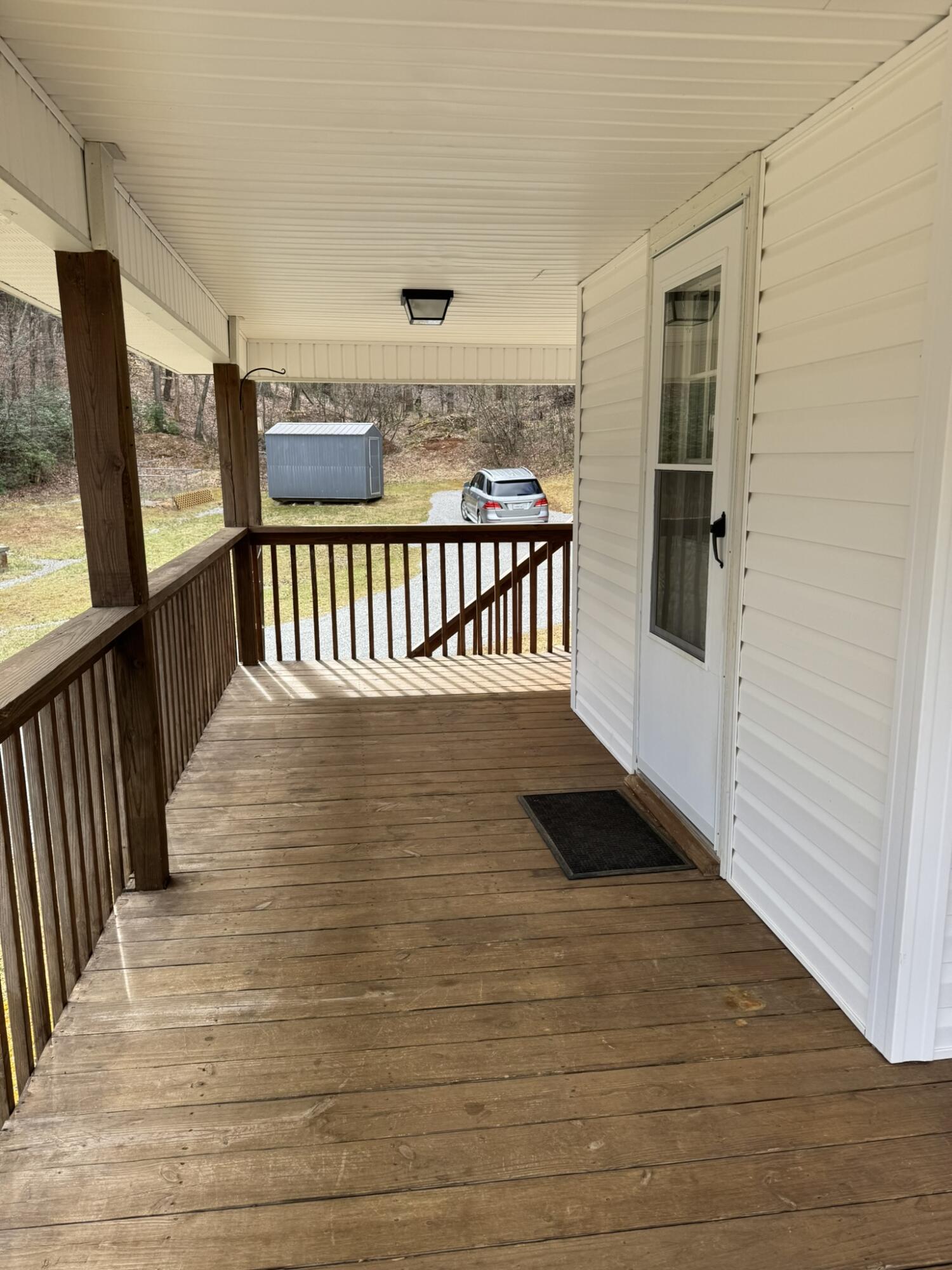 286 Ingramville Road Ferrum, VA 24088 - Photo 17 of 25 a view of balcony with wooden floor