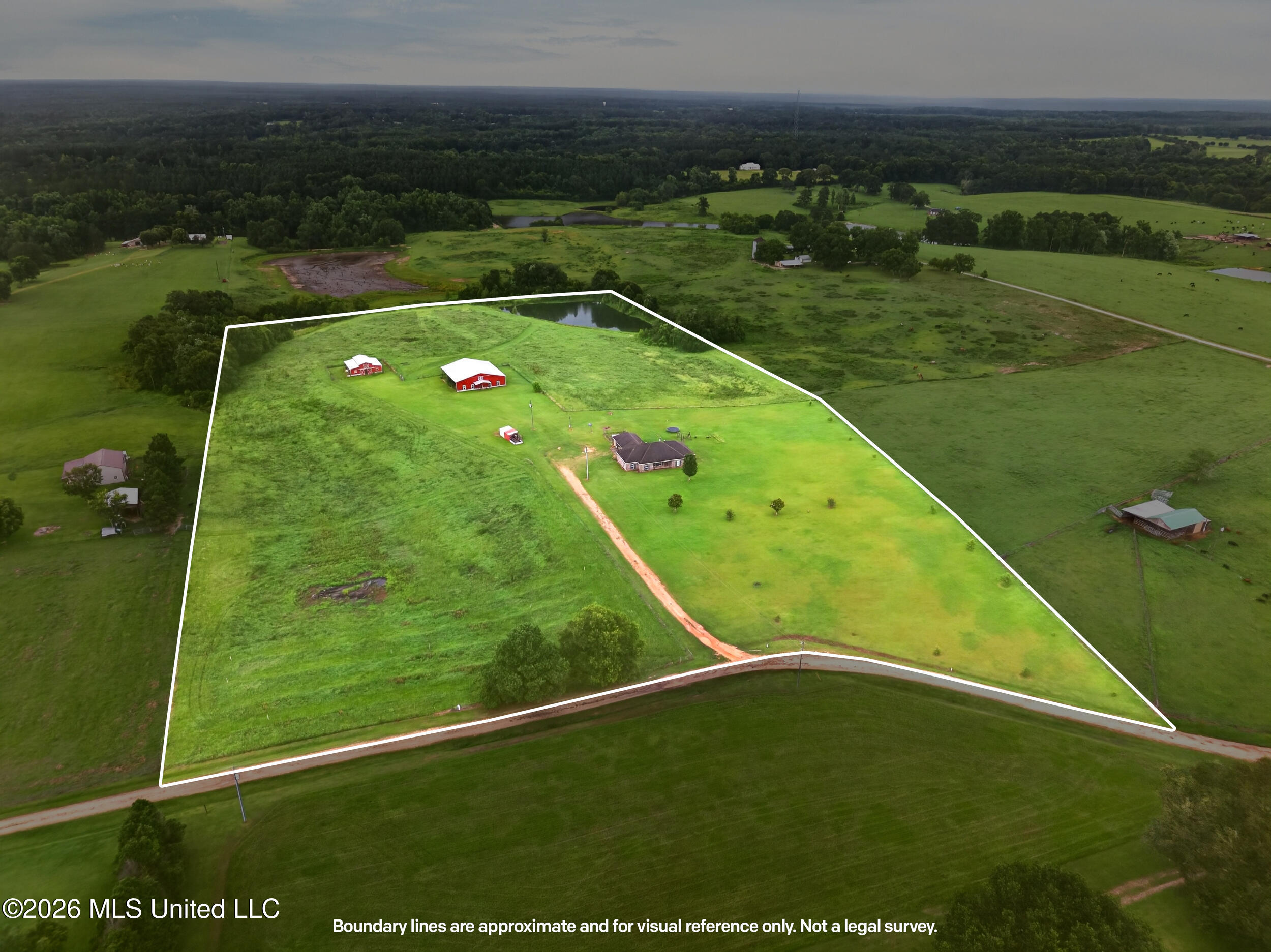 16 D O Stanford Road Poplarville, MS 39470 - Photo 38 of 48 53_property_aerial_boundaries