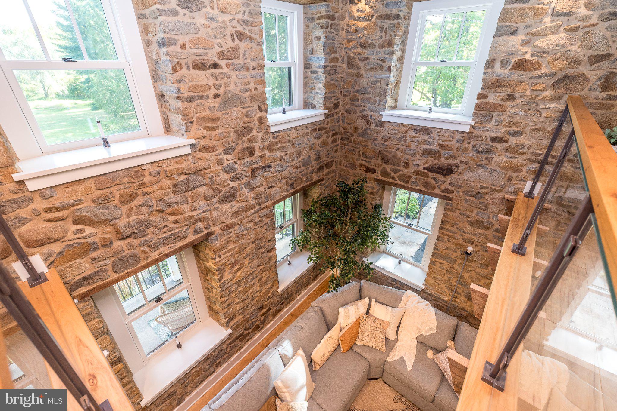 389 Reservoir Road Quakertown, PA 18951 - Photo 43 of 74 Impressive Stone Great Room from Above
