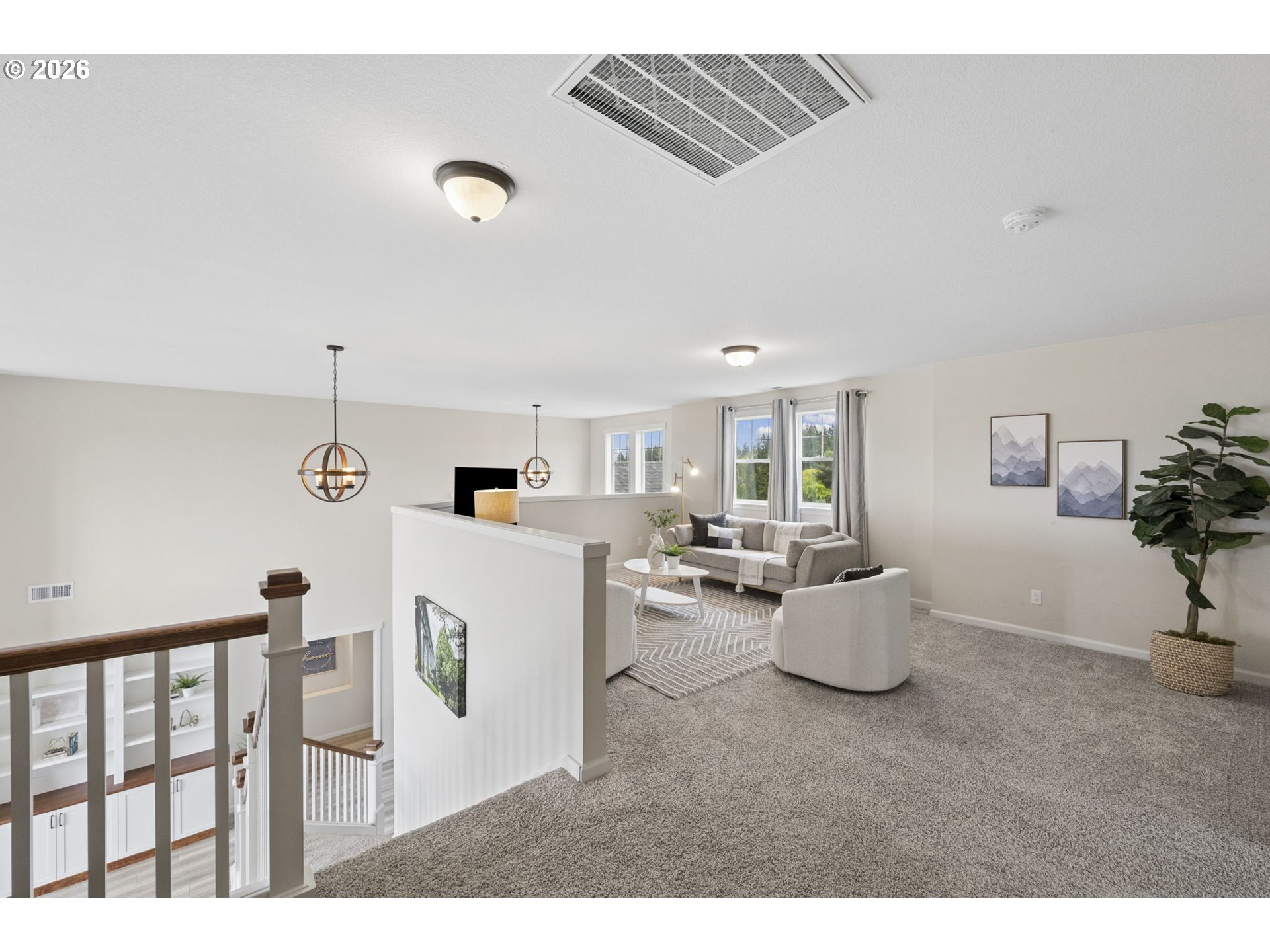 18255 Southeast Vista View Court Sandy, OR 97055 - Photo 25 of 48 a living room with furniture and view of kitchen