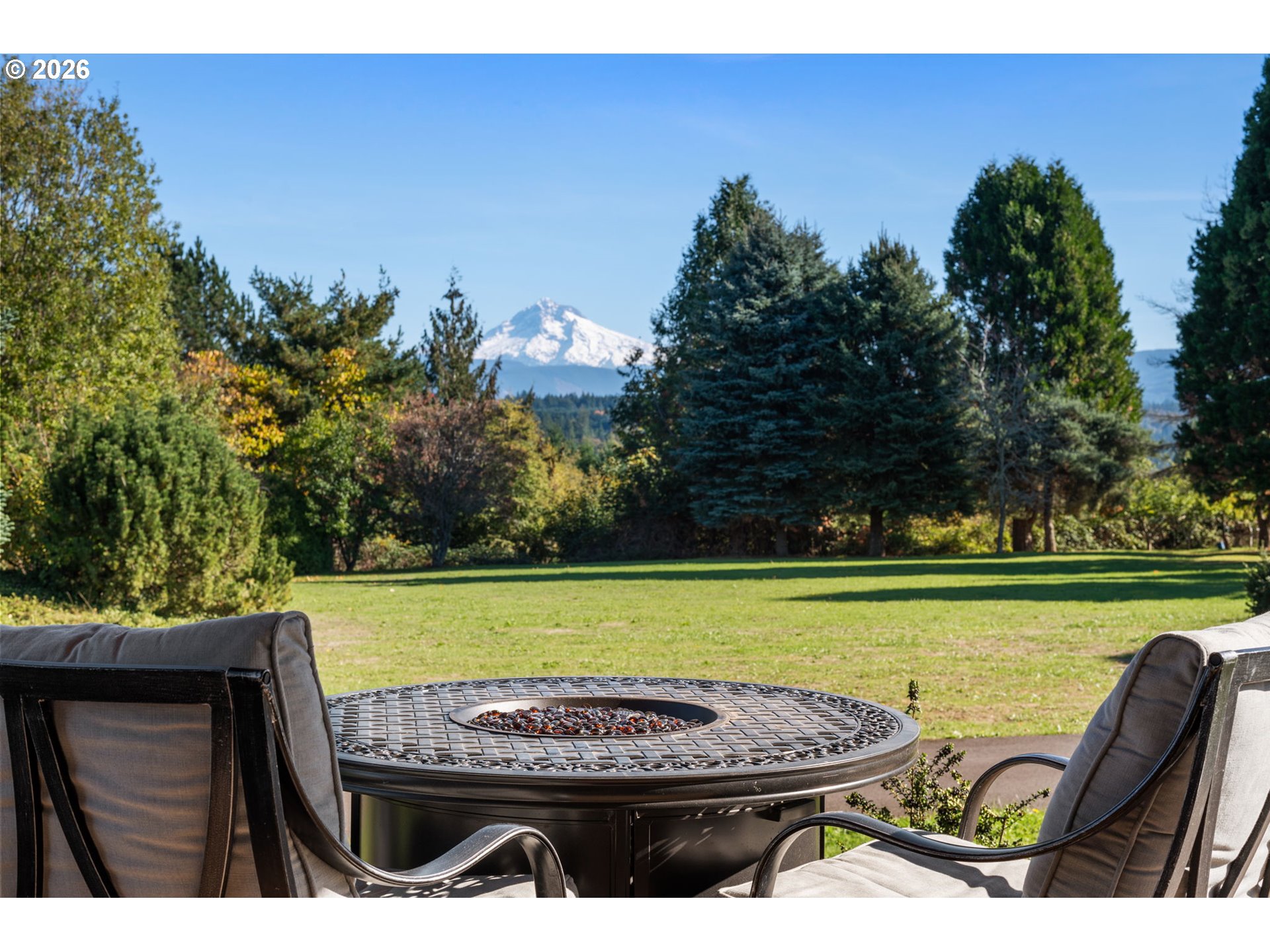 18255 Southeast Vista View Court Sandy, OR 97055 - Photo 37 of 48 a view of outdoor space with seating area and trees around