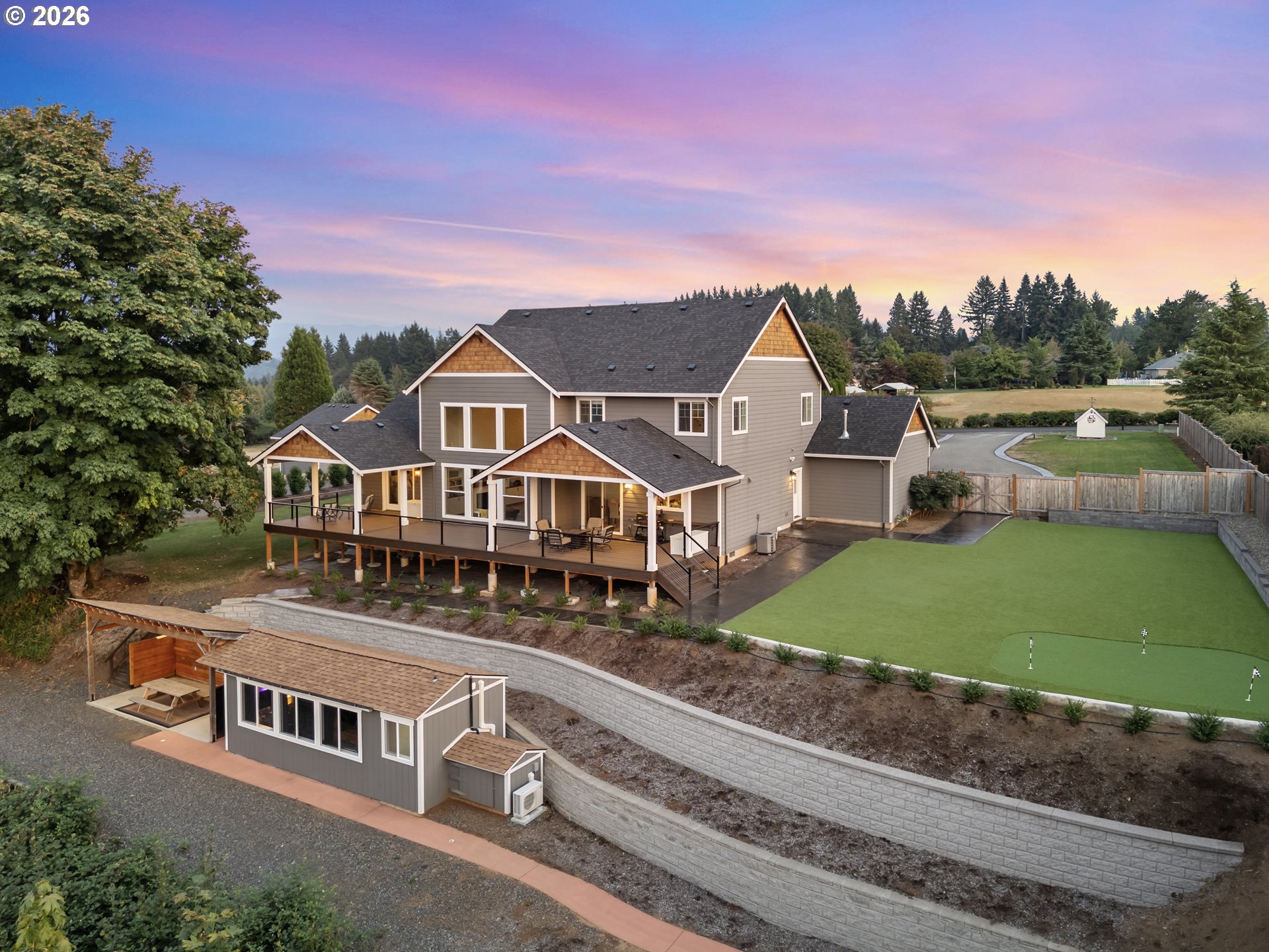 18255 Southeast Vista View Court Sandy, OR 97055 - Photo 45 of 48 a front view of a house with a yard