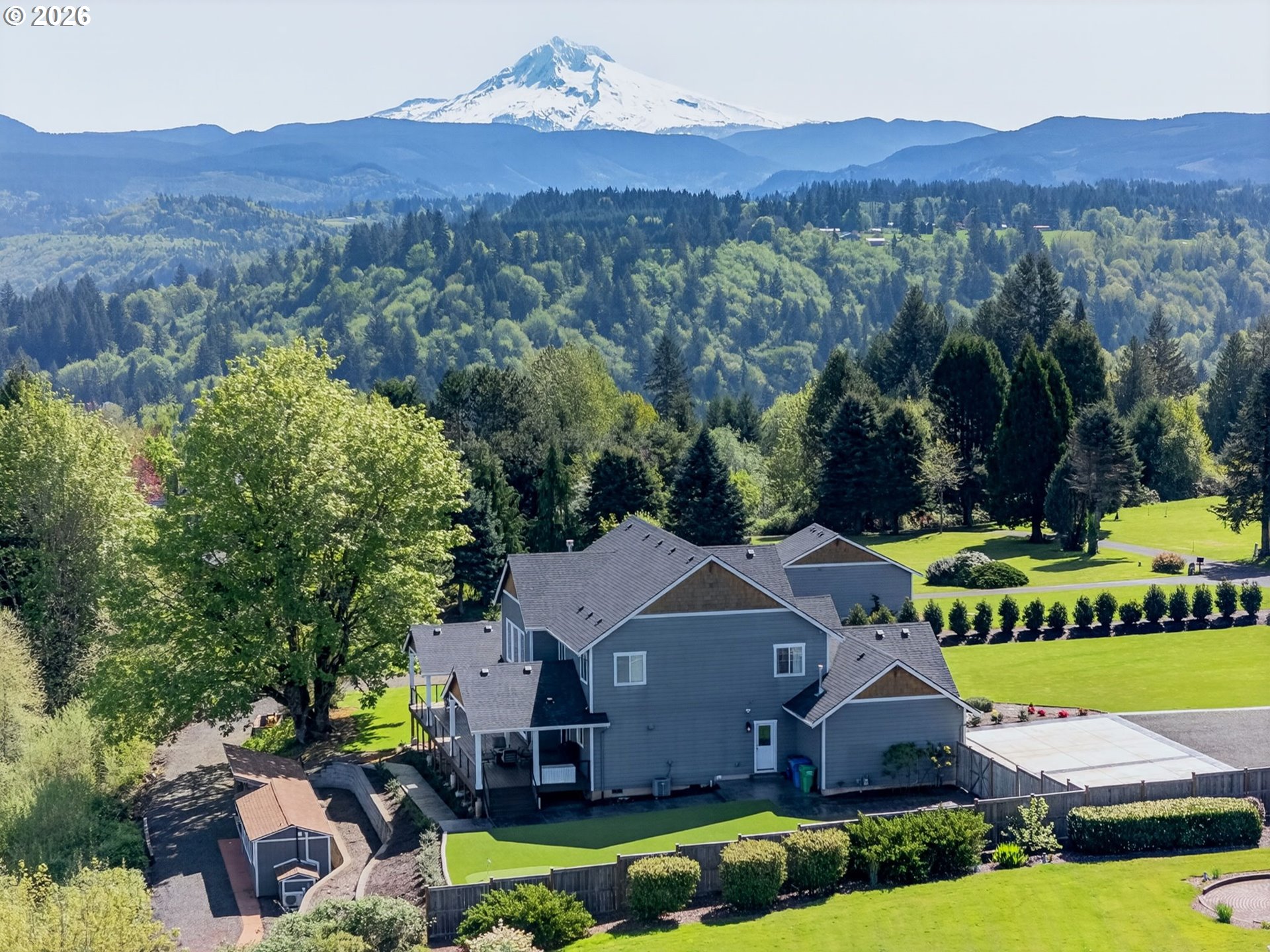 18255 Southeast Vista View Court Sandy, OR 97055 - Photo 5 of 48 an aerial view of a house with garden