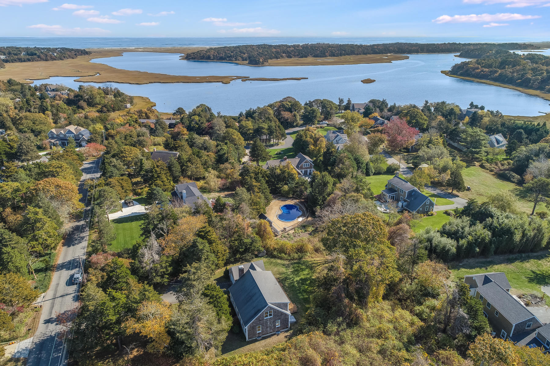 21 Briar Spring Road Orleans, MA 02653 - Photo 4 of 65 a view of a city and ocean