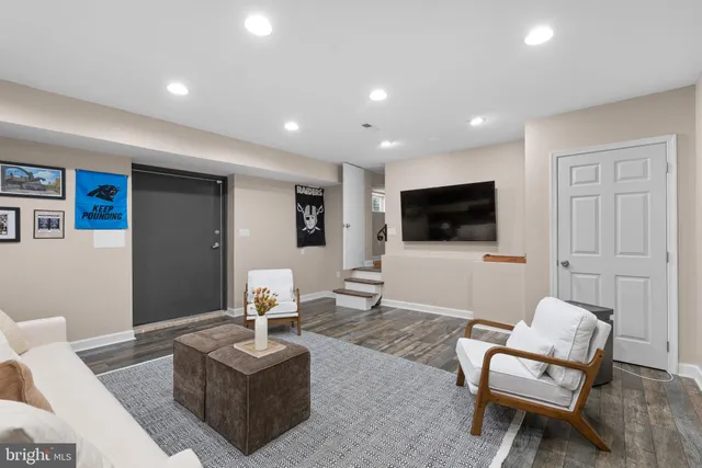 a view of a balcony with chairs