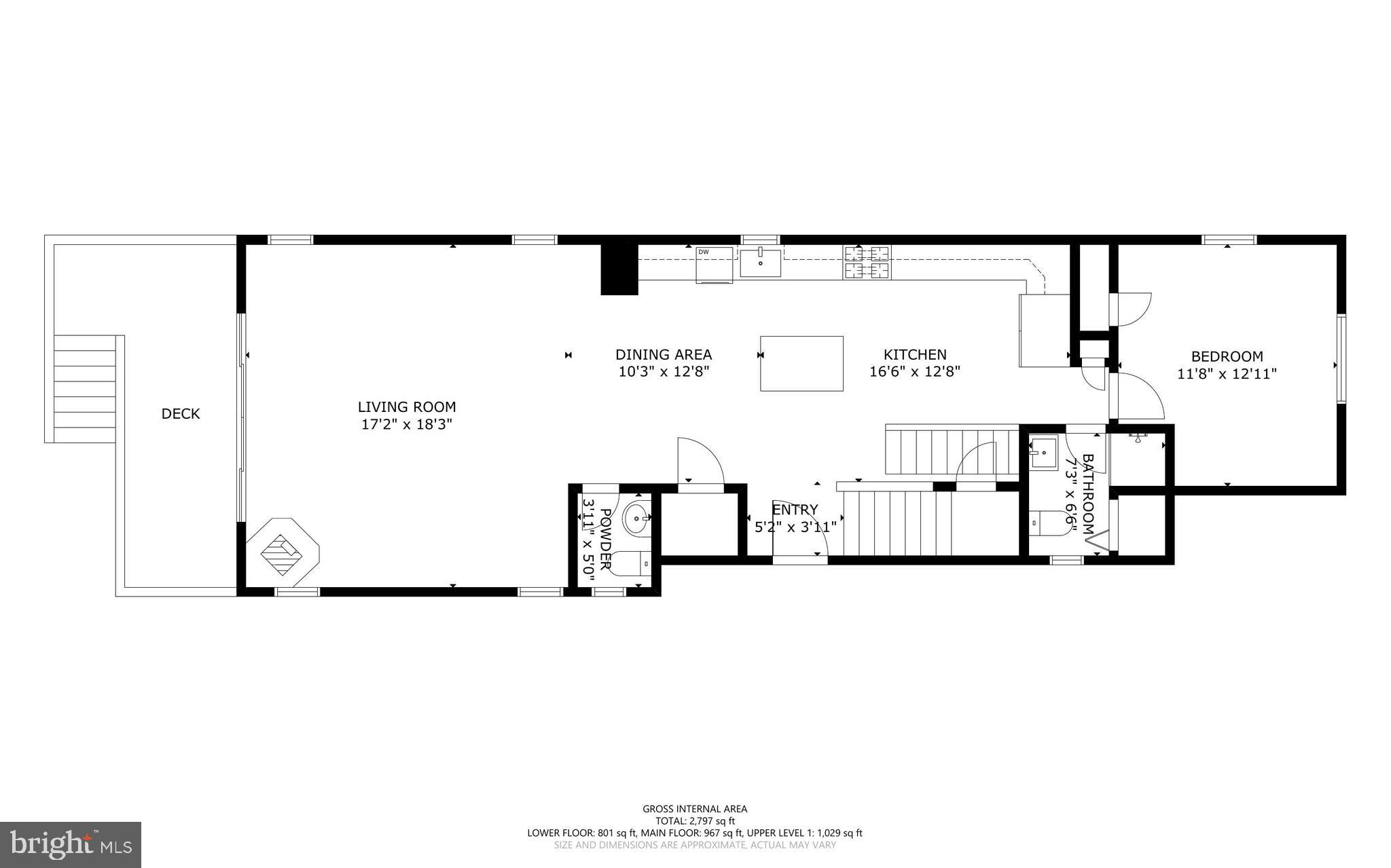 7674 Pine Knob Road Pasadena, MD 21122 - Photo 58 of 59 Main Floor Plan
