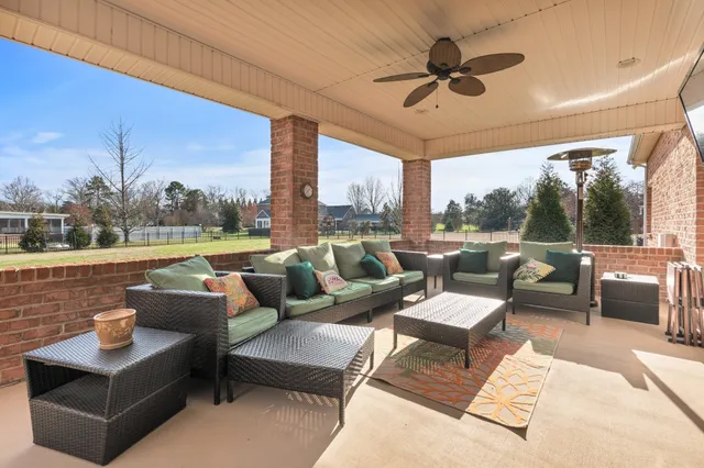 a front view of a building