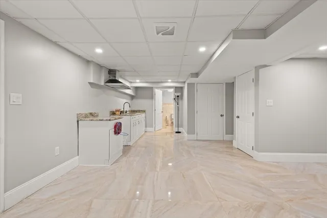 a view of water heater room