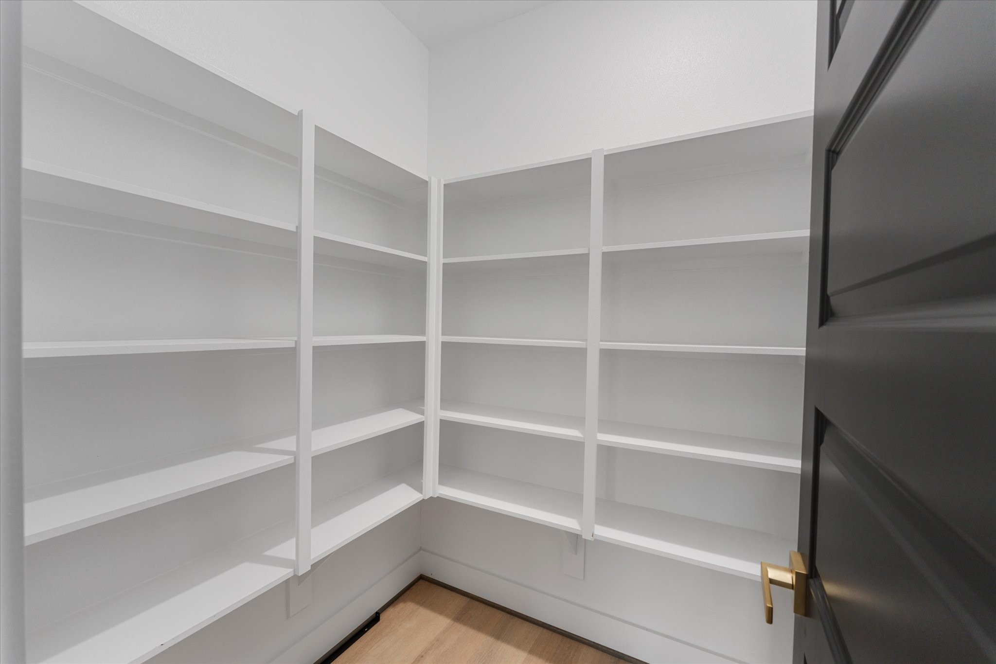 1010 Calvin Street Houston, TX 77088 - Photo 17 of 20 Great size pantry. Photos are from builders previously built model, same floor plan and finishes.