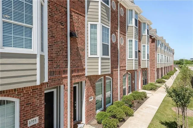 a view of a building with stairs